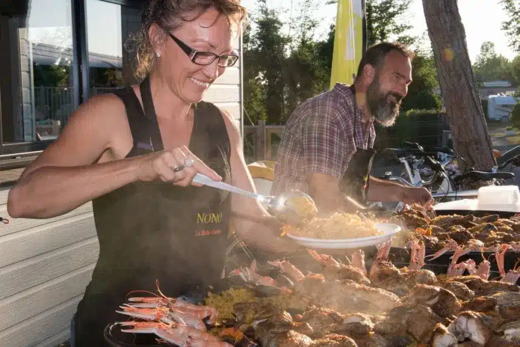Themamaaltijden op camping Le Cabestan: verwen uzelf tijdens uw verblijf in Landevieille